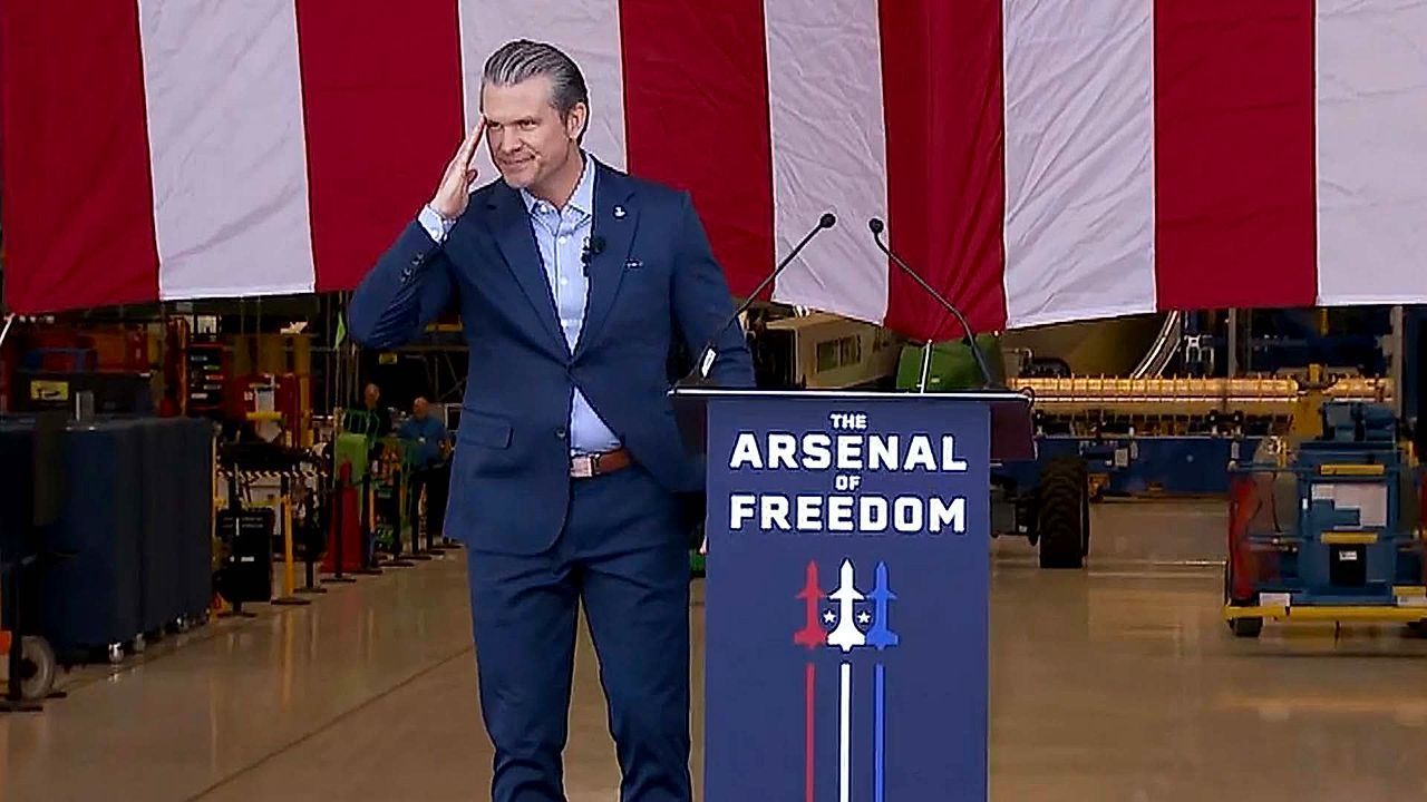 Video: Pete Hegseth at Blue Origin 'We're going to make space great again'