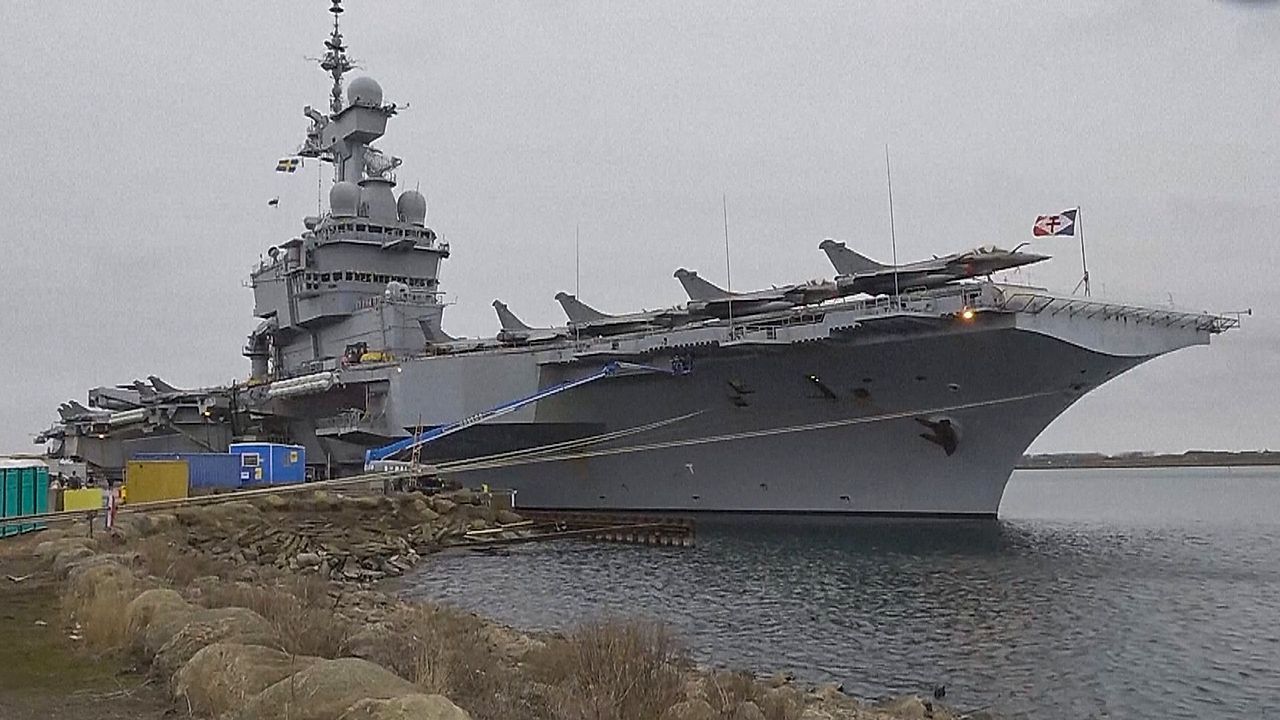 Video: Nahe Flugzeugträger: Schweden fängt offenbar russische Drohne ab