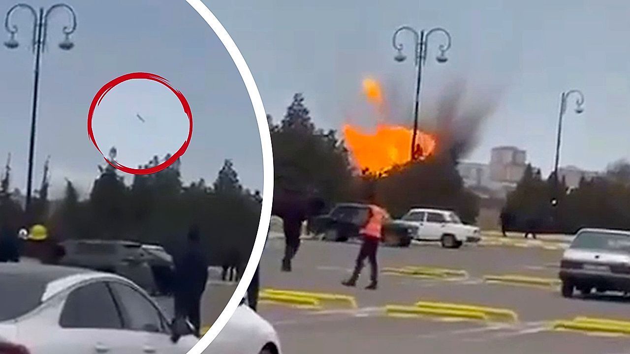 Video: Iranische Drohnen treffen Flughafen in Aserbaidschan – Baku erwägt Gegenmaßnahme