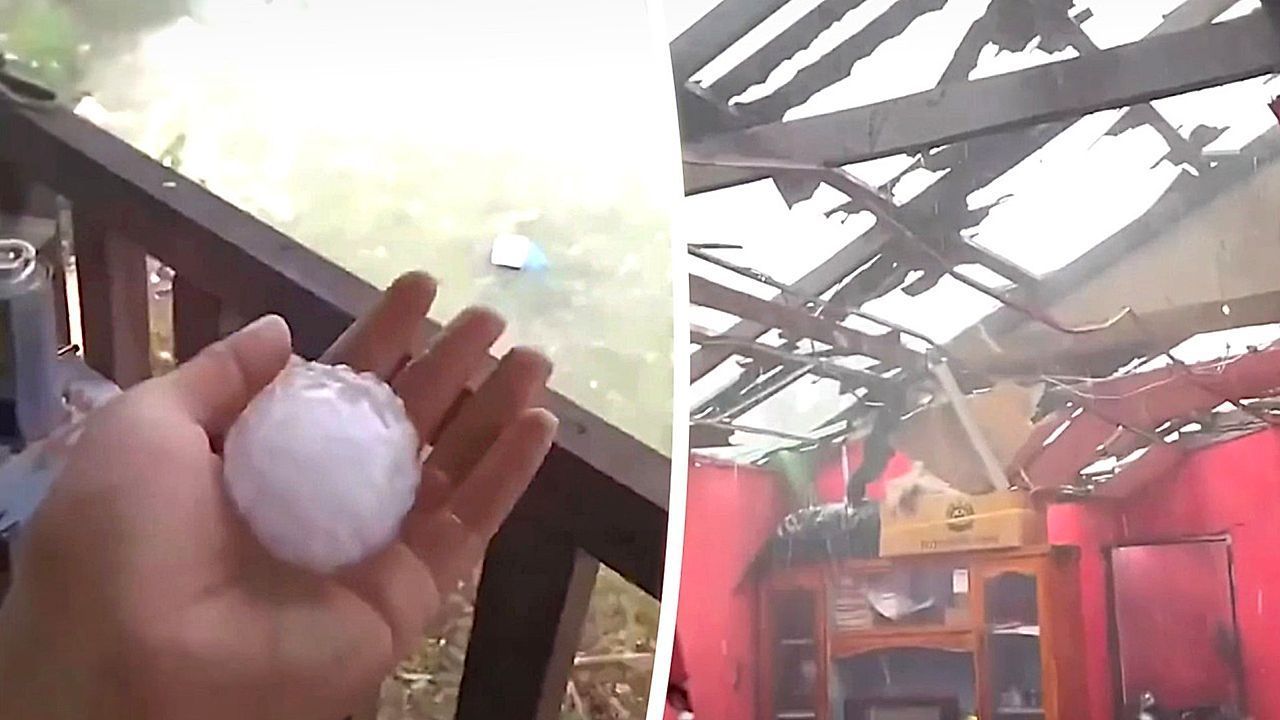 Video: Chaos in Laos: Heftiger Hagelsturm verwüstet Hauptstadt