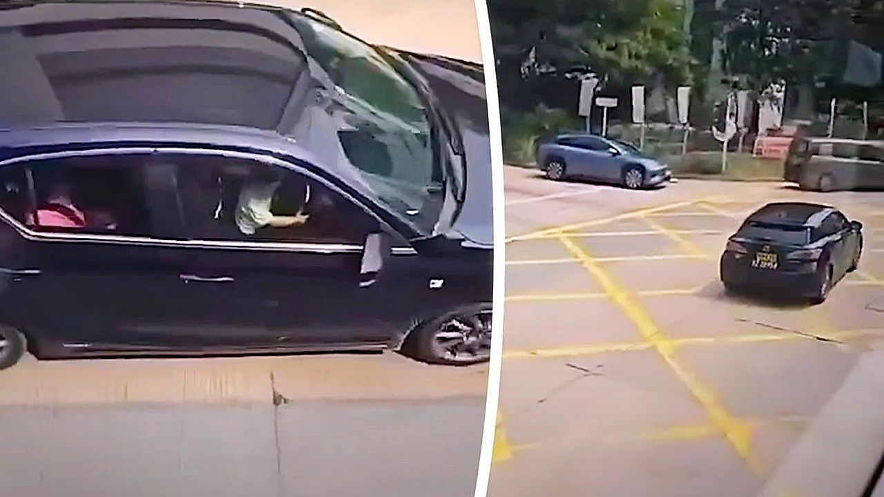 Kleinkind ans Steuer gesetzt: Video führt zur Verhaftung von Autofahrer