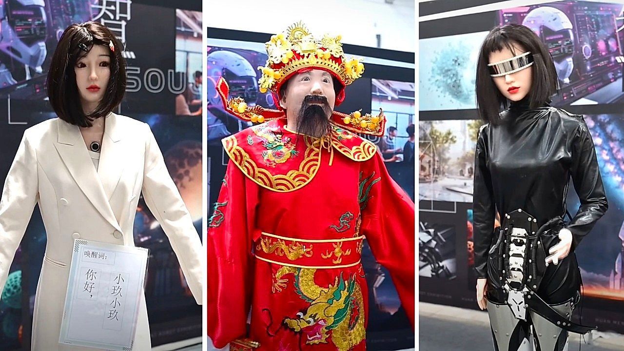 Video: Humanoid robots take centre stage at China's AI Robot Exhibition in Guangdong