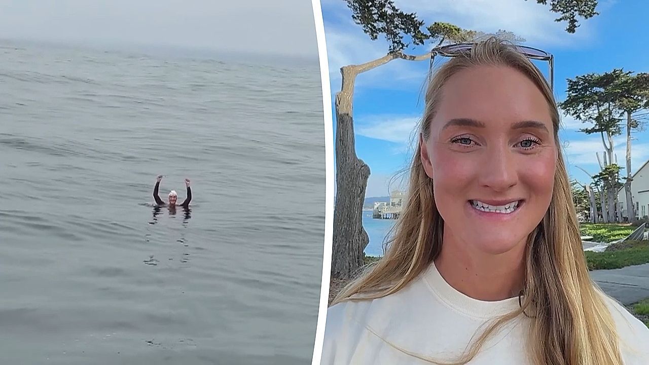 Video: Fast 1.500 Kilometer Strecke: Frau schwimmt gesamte Küste Kaliforniens ab