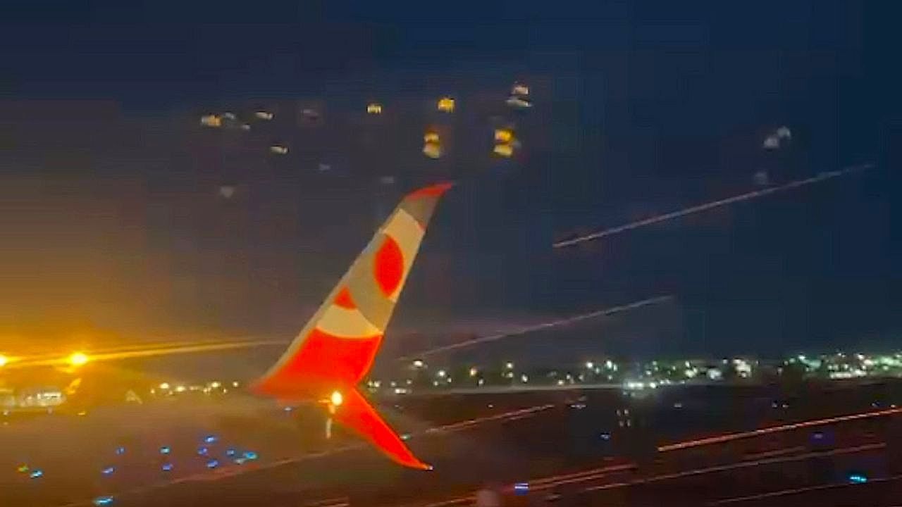 Video: Flames and sparks burst from jet engine during take-off in Brazil