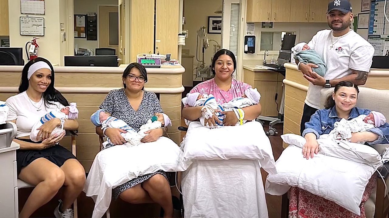 What are the odds? Four sets of twins born at the same California hospital