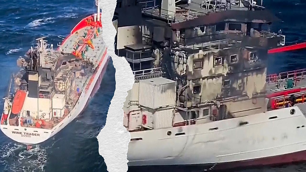 Video: Mehrere Seeleute vermisst: Erneute Drohnenangriffe auf Handelsschiffe im Schwarzen Meer