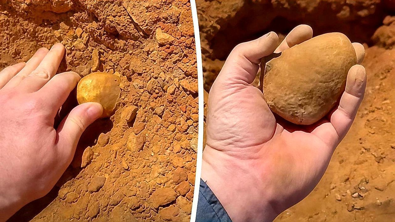 Video: Prospector finds 2.7-pound gold nugget in Australian outback worth over $100,000