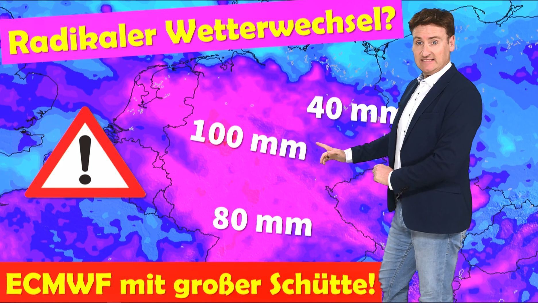 Gruselige Wetterkarten: Deutschland könnte ein Pfingsthochwasser drohen! Nächste Woche Gewitter, Starkregen und Unwetter!
