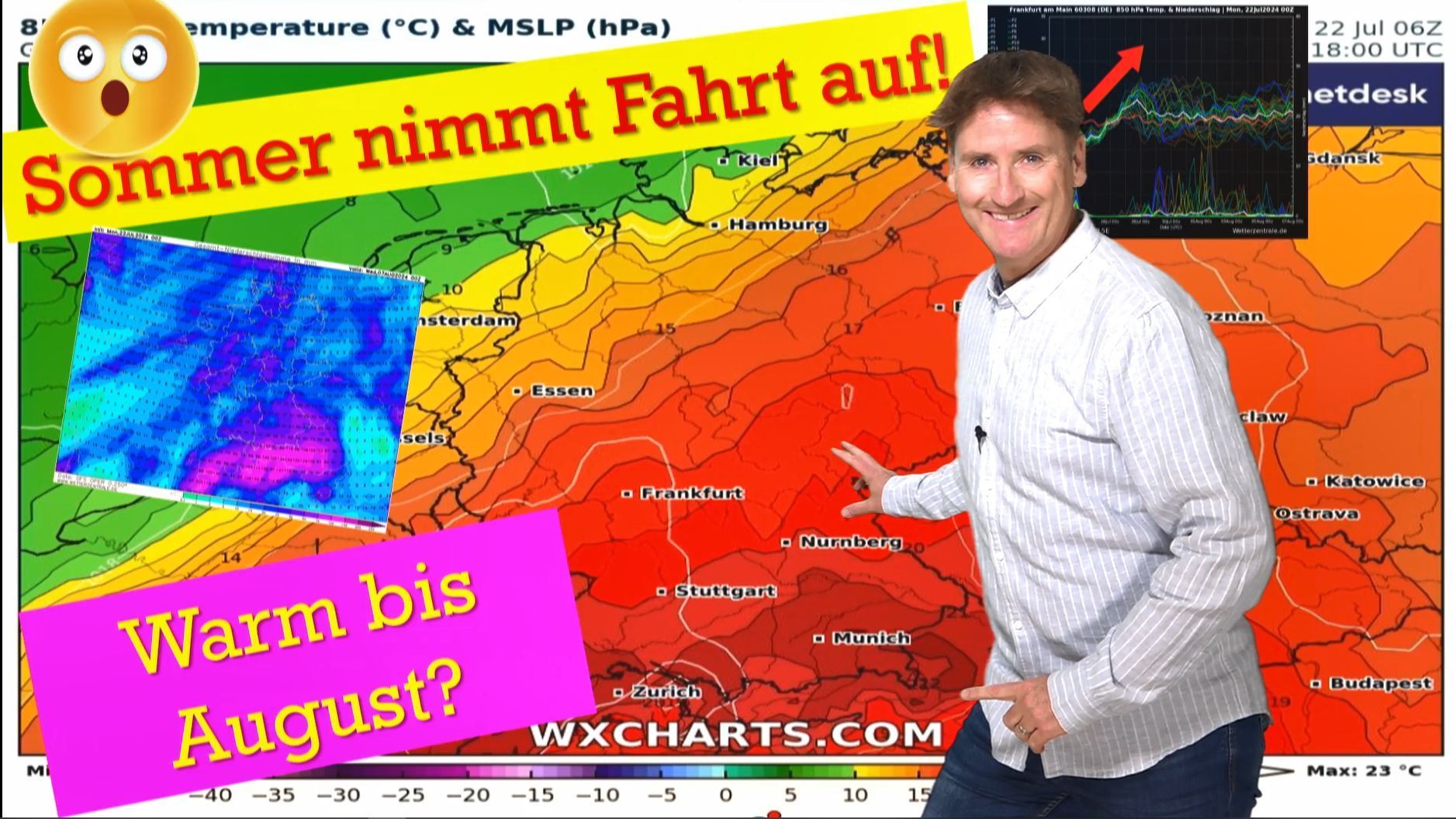 Unglaublich! Der Sommer 2024 bekommt doch noch die Kurve und legt den Turbo ein! Neue Hitze ab Donnerstag!