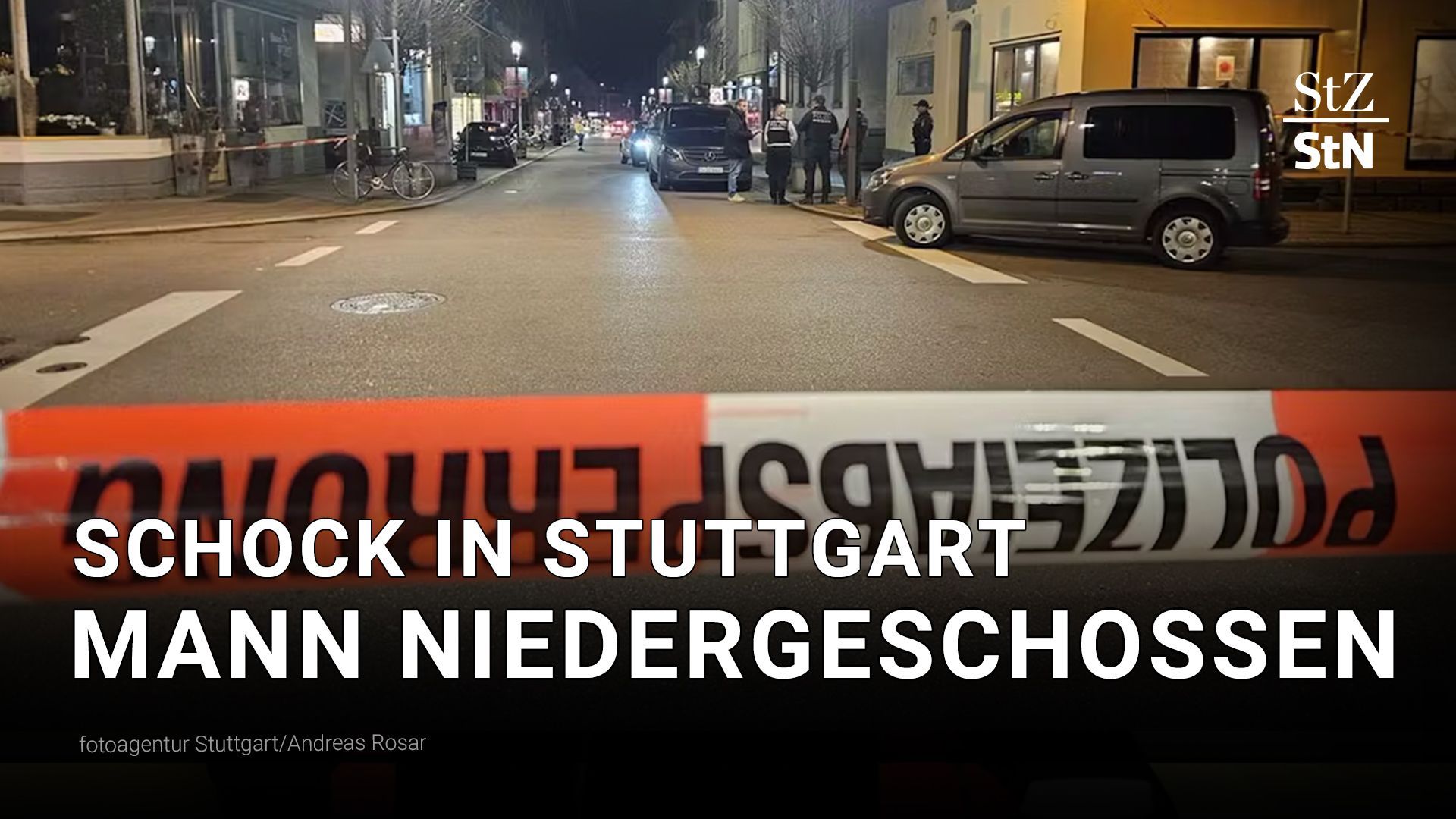 Mann durch Schuss in Stuttgart-Möhringen schwer verletzt | Kripo ermittelt