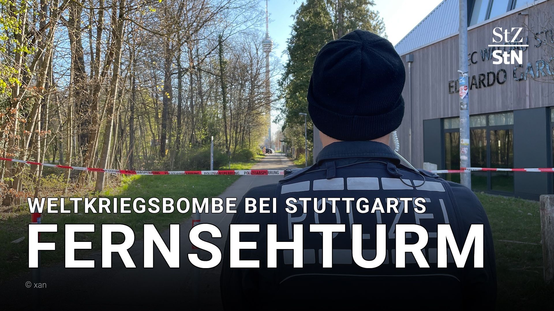 Bombenfund an Stuttgarts Fernsehturm: 250-Kilo-Blindgänger wird heute entschärft – Evakuierunge rund um die Waldau