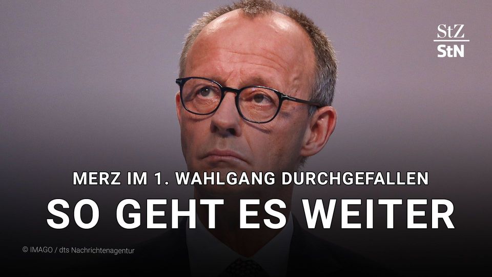 Merz im 1. Wahlgang durchgefallen: So geht es jetzt weiter