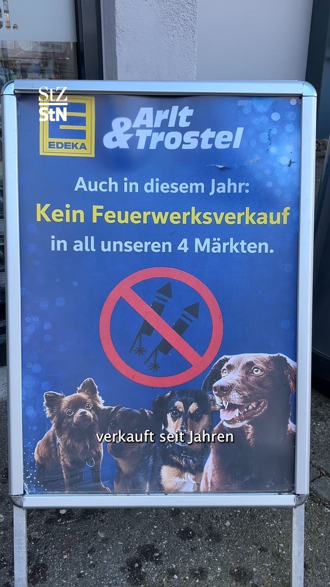 Video: „Verzichten aus Überzeugung auf Umsatz“ – Edeka-Markt verkauft kein Feuerwerk