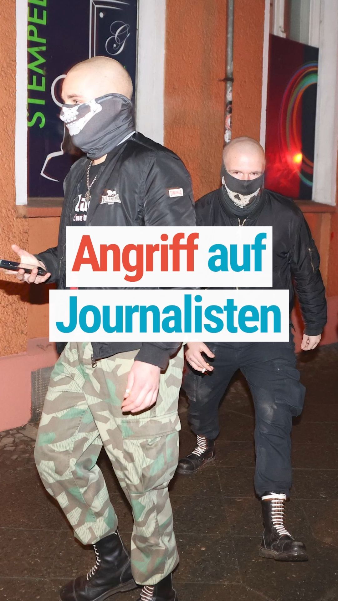 Video: Angriff auf Journalisten