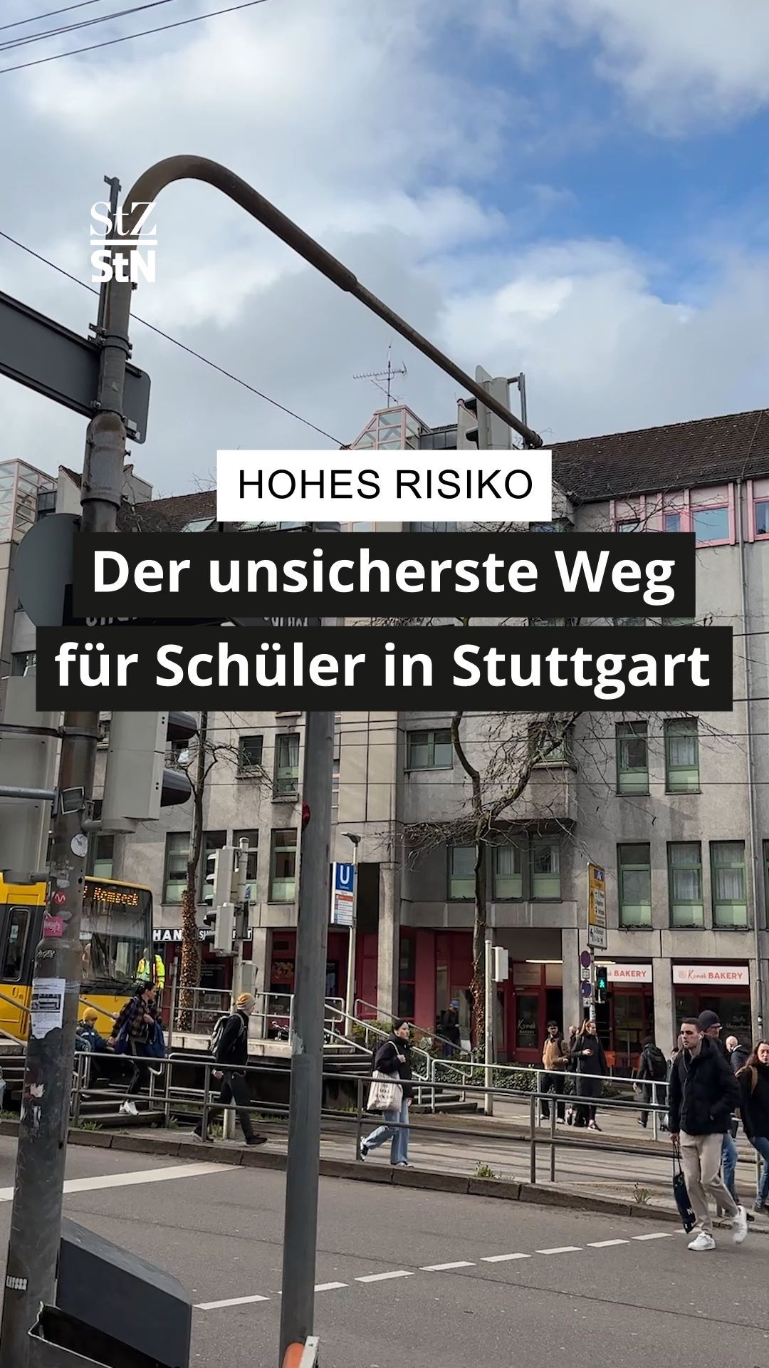 Video: Hohes Risiko: Der unsicherste Weg für Schüler in Stuttgart