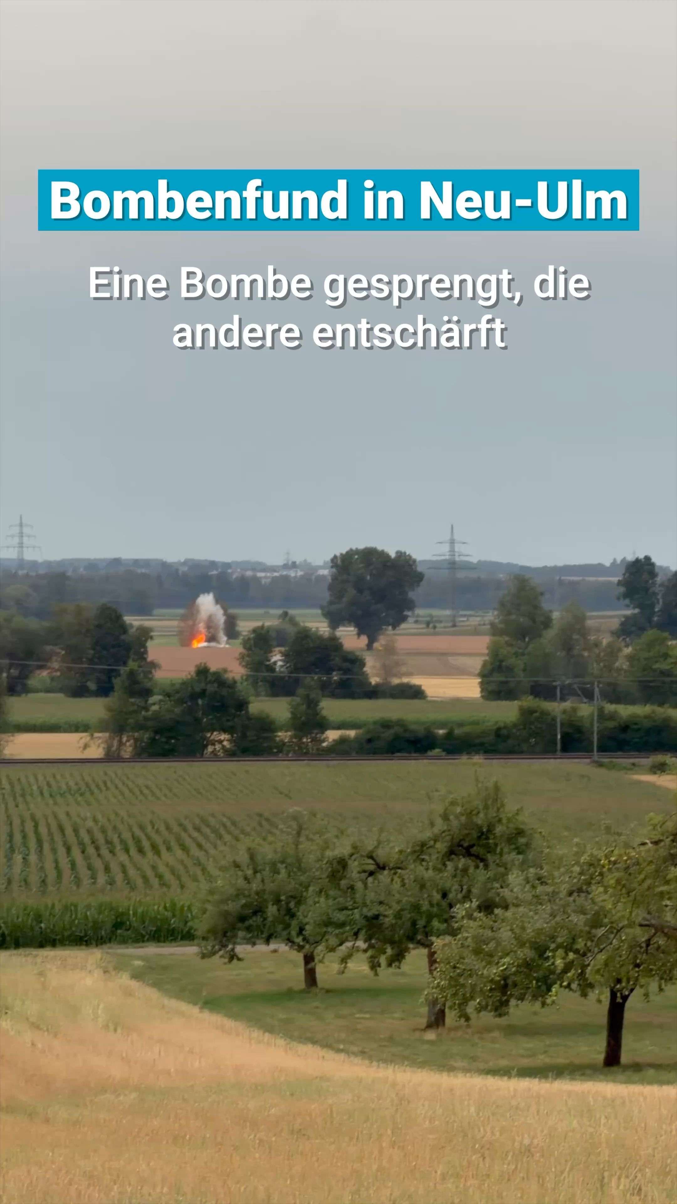 Video: Erfolgreiche Sprengung in Neu-Ulm!