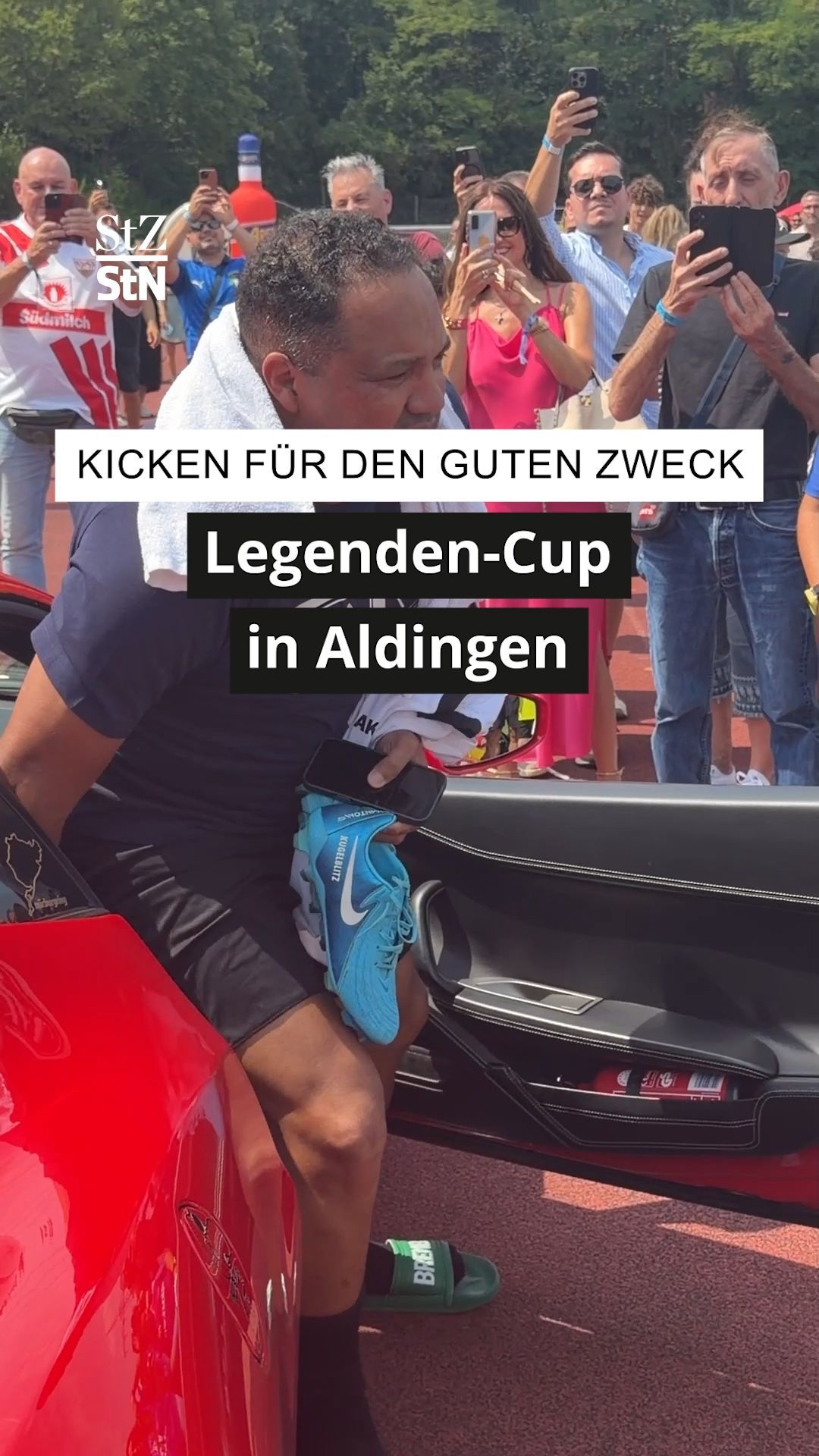 Video: Kicken für den guten Zweck: Legenden-Cup in Aldingen