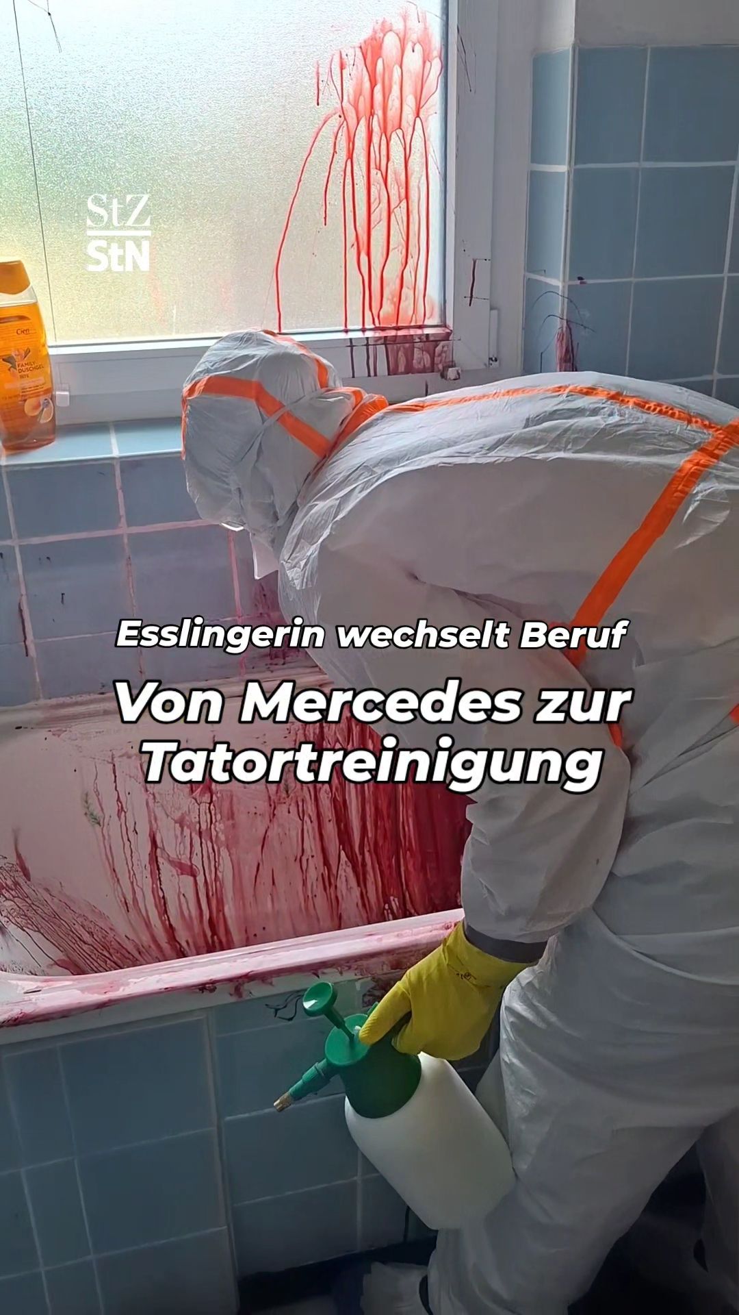 Video: Esslingerin erfindet sich neu: Von Mercedes zur Tatortreinigung