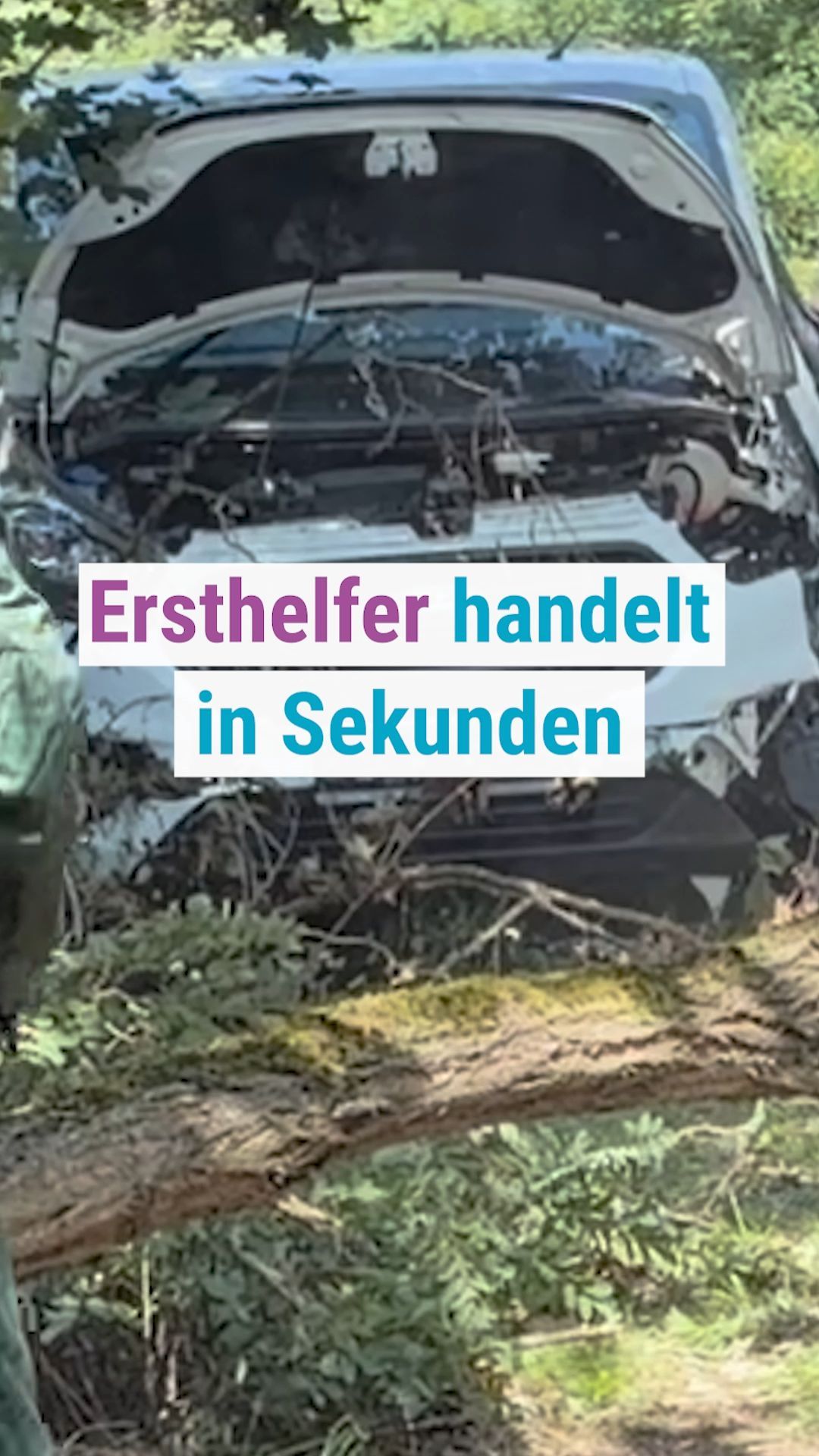 Video: Transporter kippt am Fuchsbau um