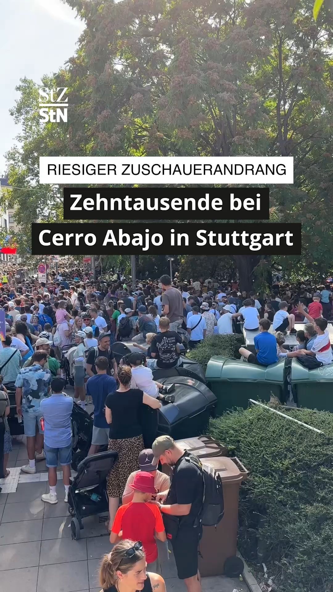 Video: Riesiger Zuschauerandrang: Zehntausende bei Cerro Abajo in Stuttgart