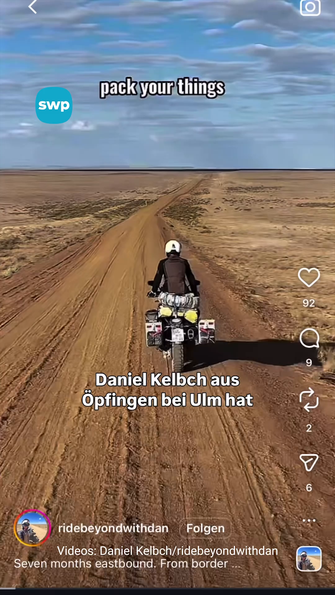 Video: Mit dem Motorrad auf Weltreise