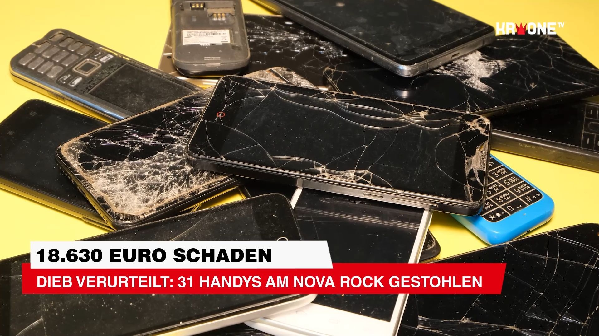 Video: Dieb verurteilt: 31 Handys am Nova Rock gestohlen