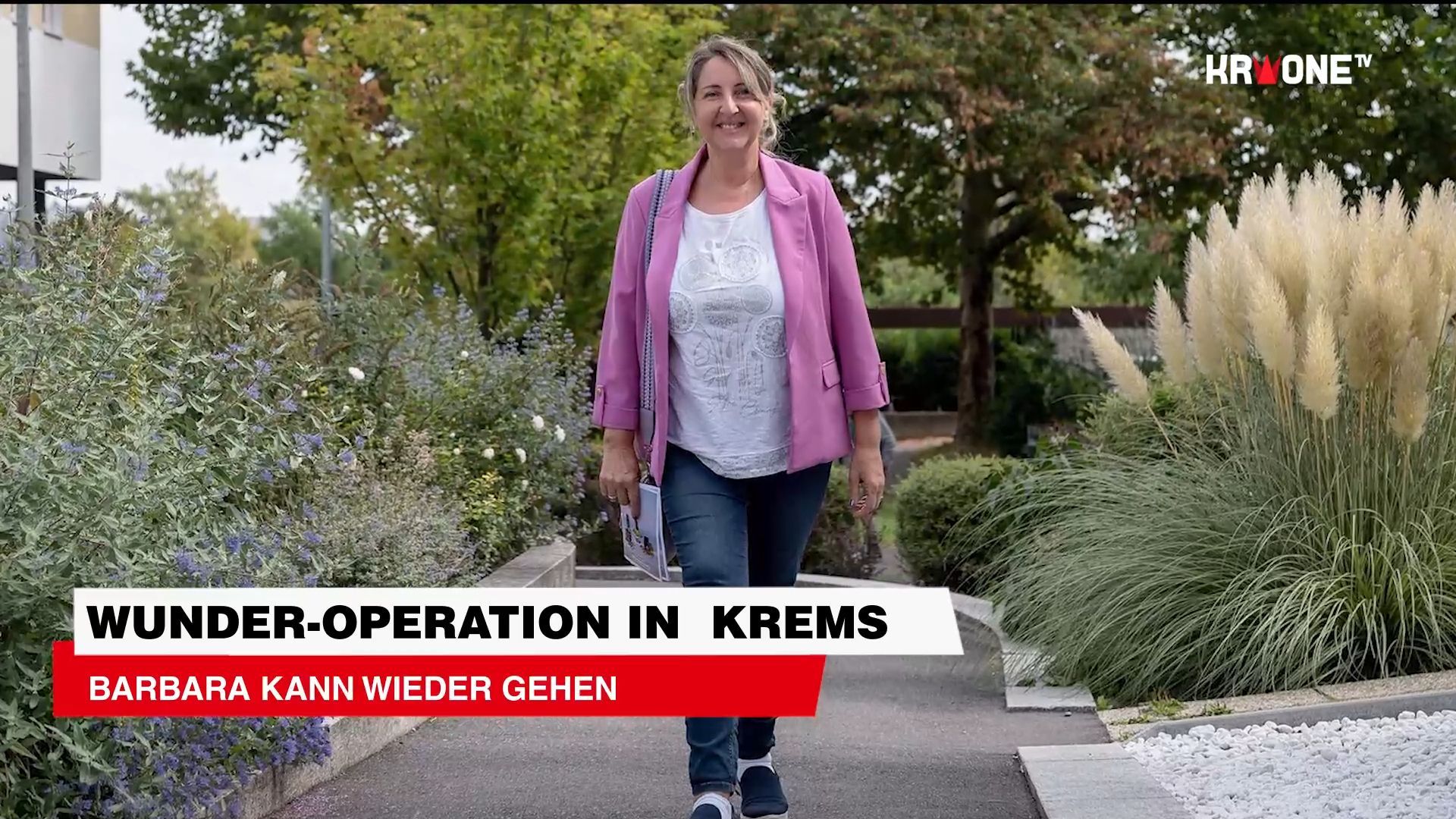 Barbara can walk again: 