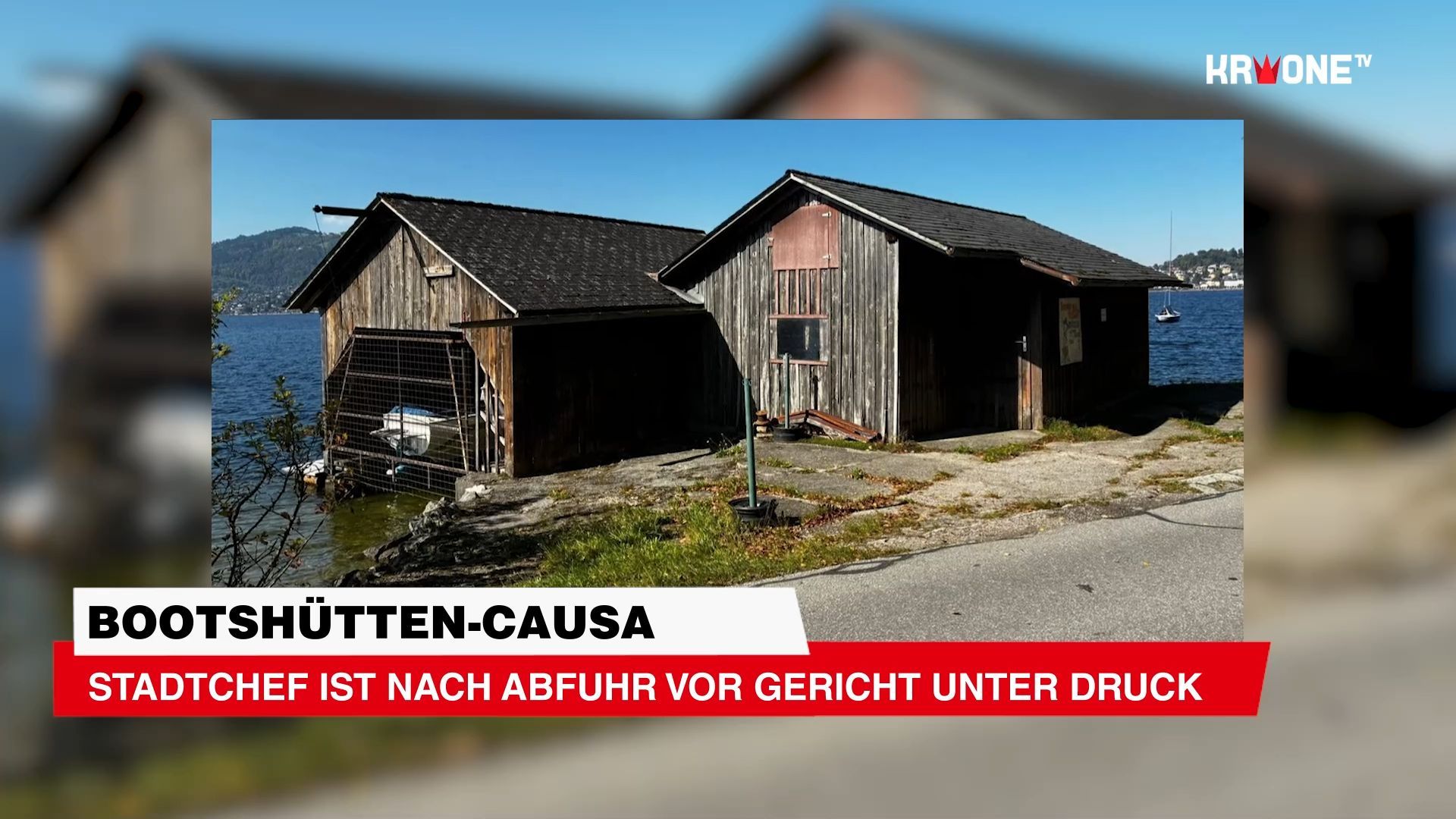 Video: Bootshütten-Causa: Stadtchef ist nach Abfuhr vor Gericht unter Druck