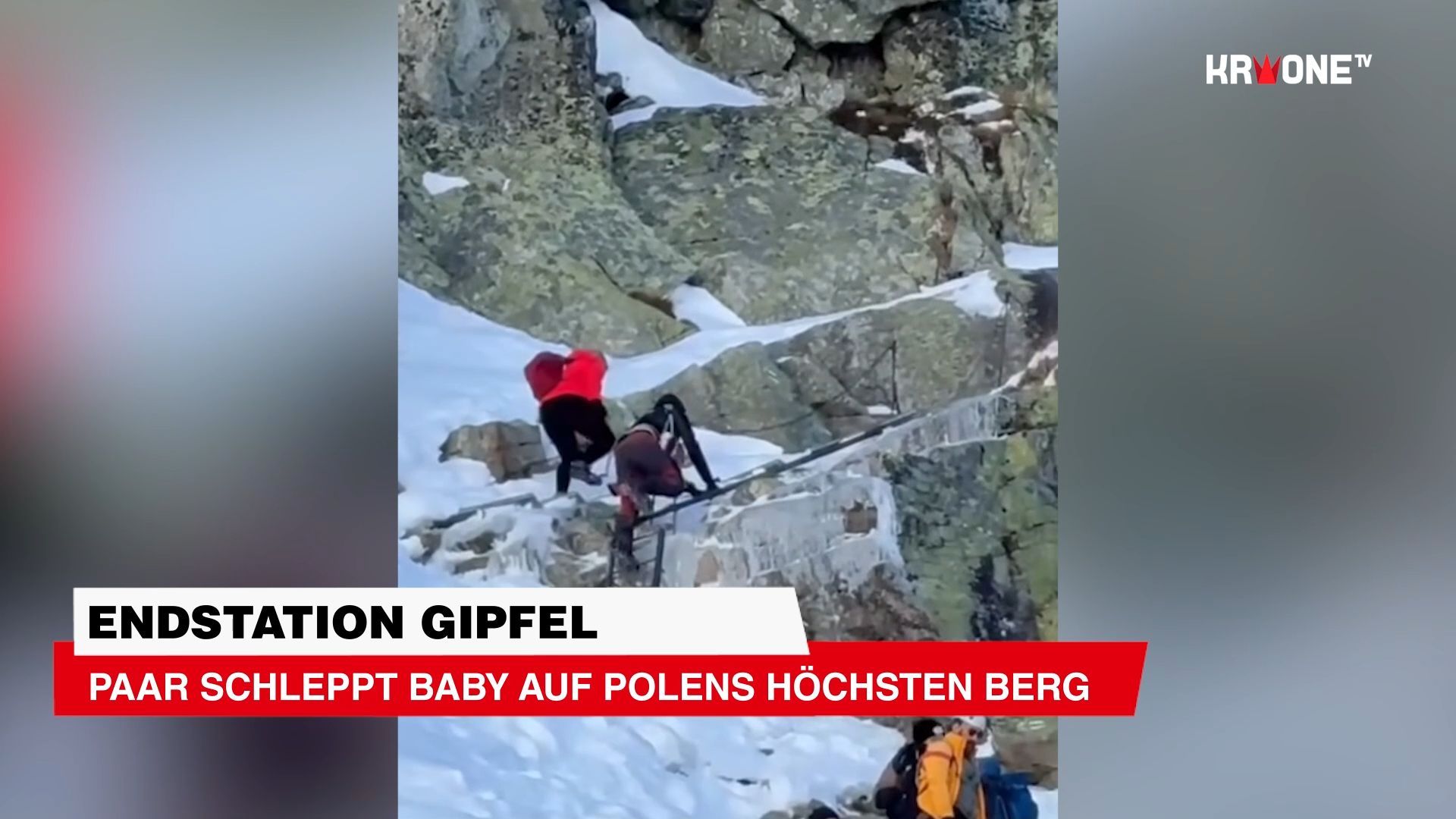 Couple Carries Baby to Poland's Highest Mountain