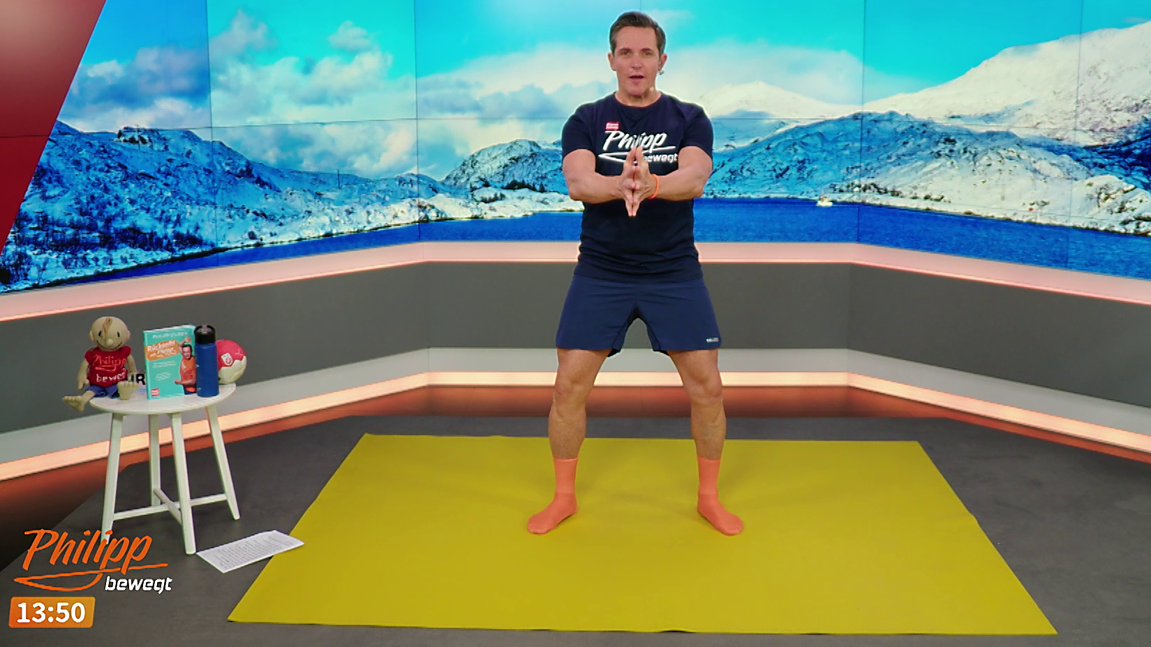 Animated start to the new week - good for body and mind