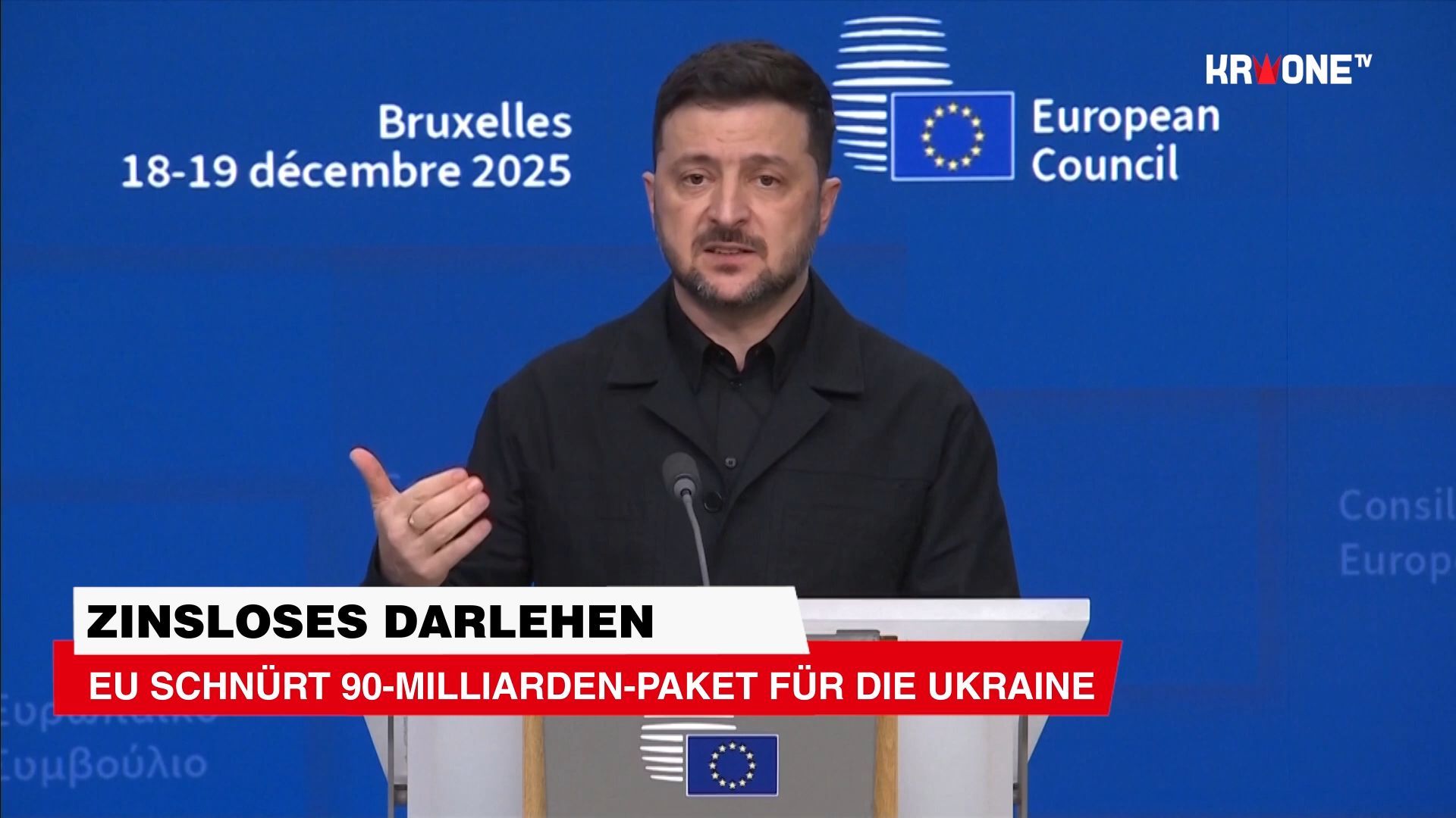 Video: Mit neuen Schulden: EU überweist 90 Milliarden an Ukraine für 2026 und 2027
