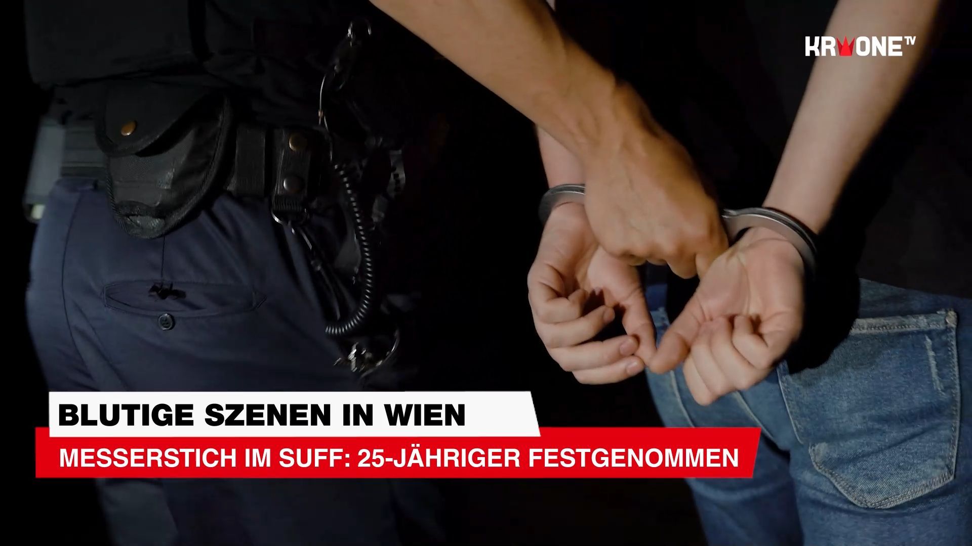 Video: Blutige Szenen in Wien ++ Messerstich im Suff: 25-Jähriger festgenommen