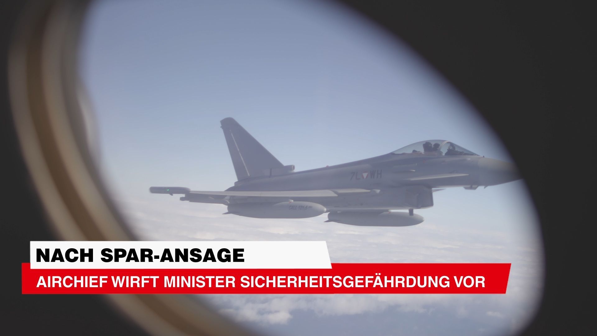 Video: Nach Spar-Ansage: Airchief wirft Minister Sicherheitsgefährdung vor