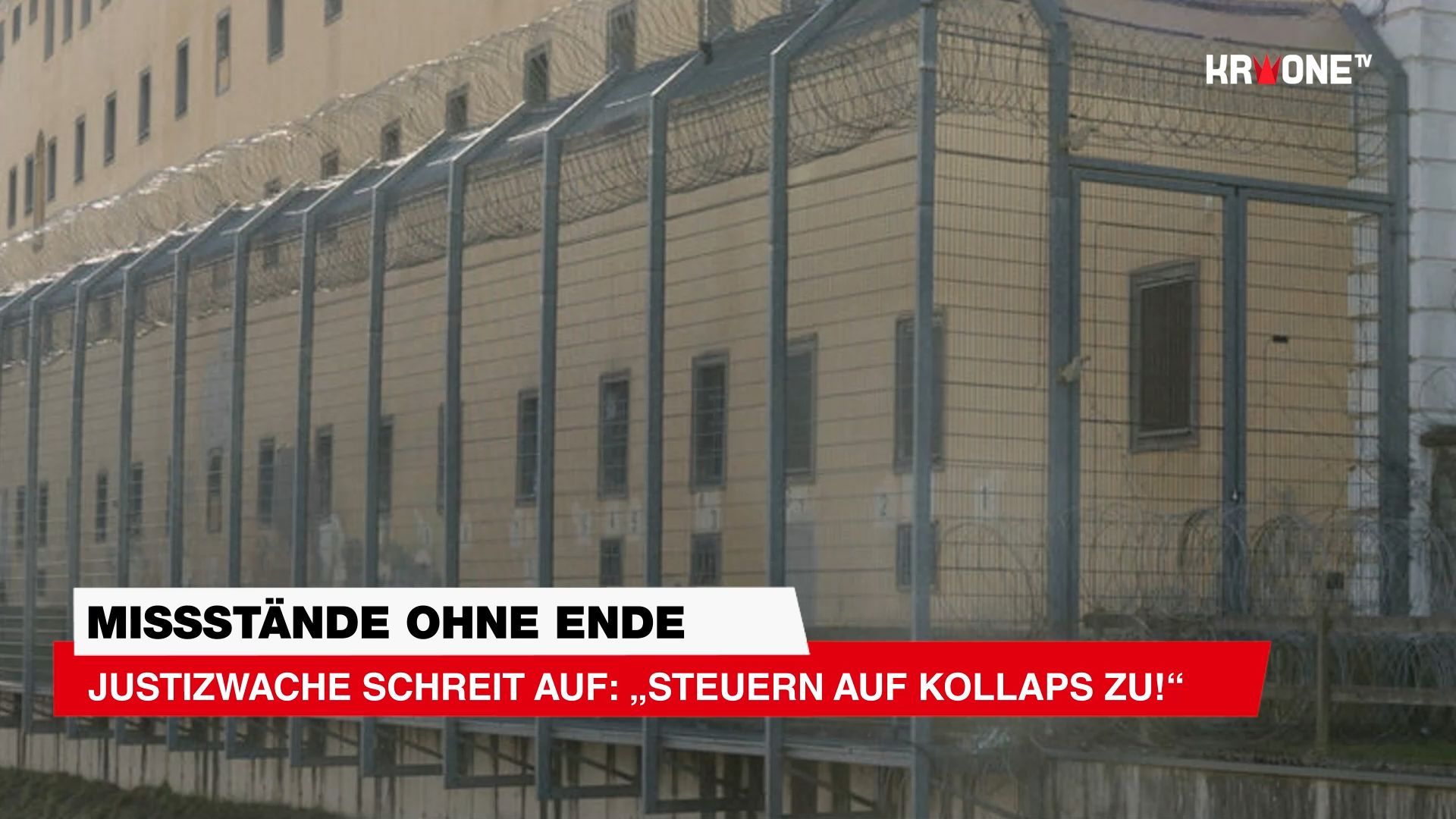 Video: Justizwache schreit auf: „Steuern auf Kollaps zu!“