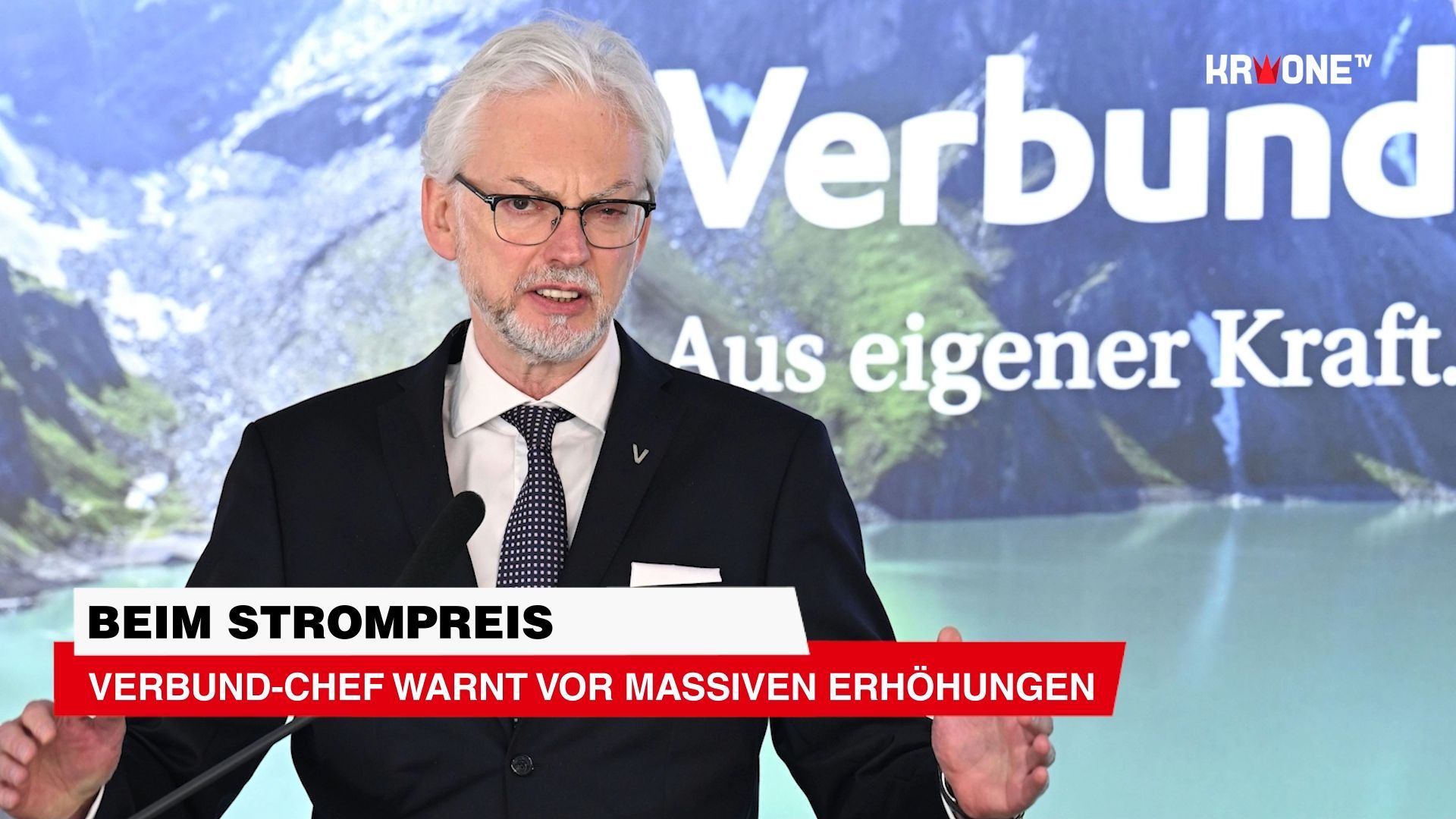 Video: Verbund-Chef warnt vor massiven Erhöhungen beim Strompreis