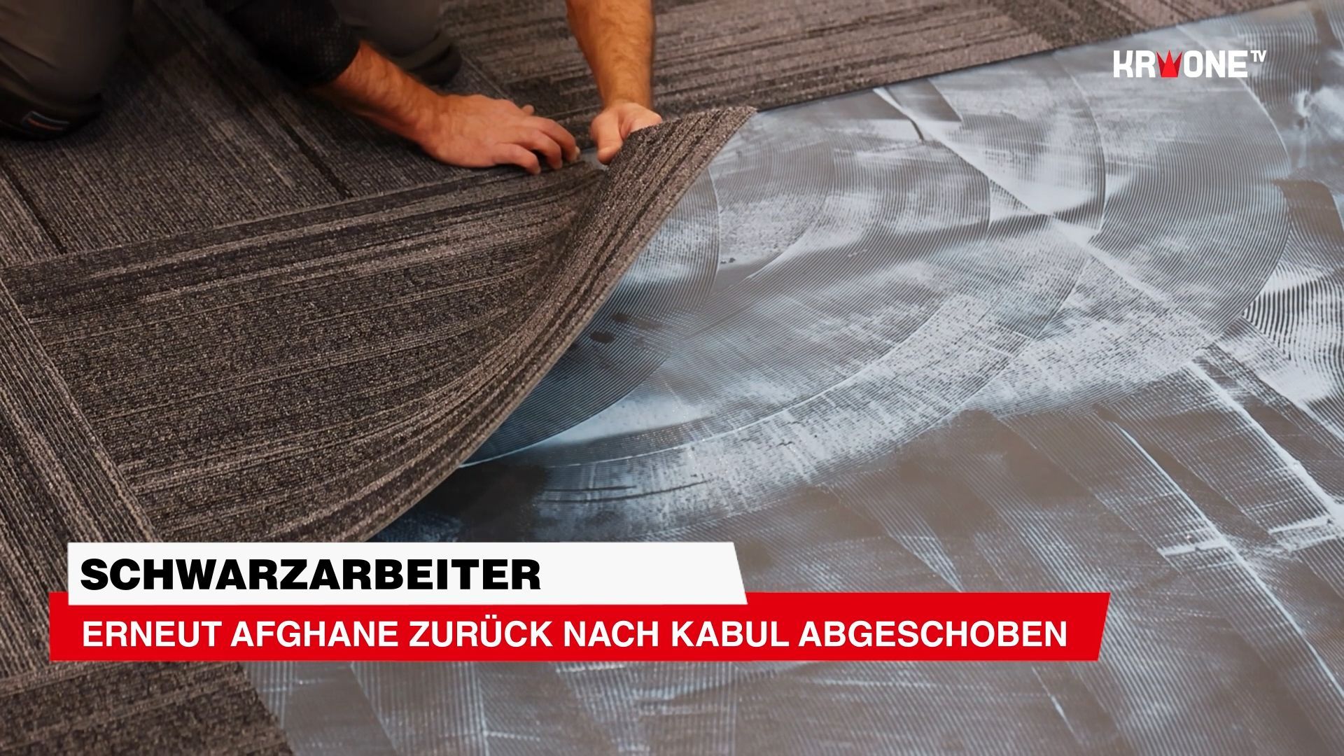 Video: Erneut Schwarzarbeiter-Afghane zurück nach Kabul abgeschoben  