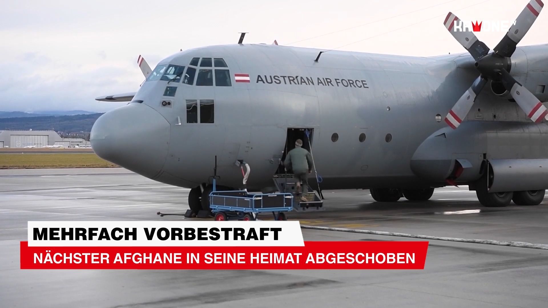 Video: Mehrfach vorbestraft - Nächster Afghane in seine Heimat abgeschoben