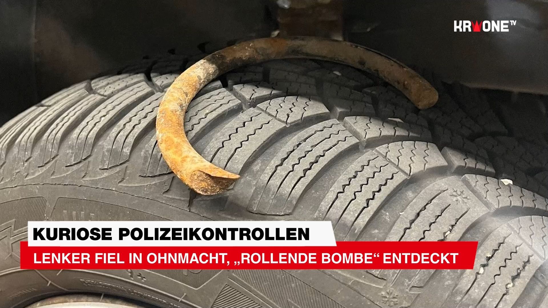 Video: Lenker fiel in Ohnmacht, „rollende Bombe“ entdeckt