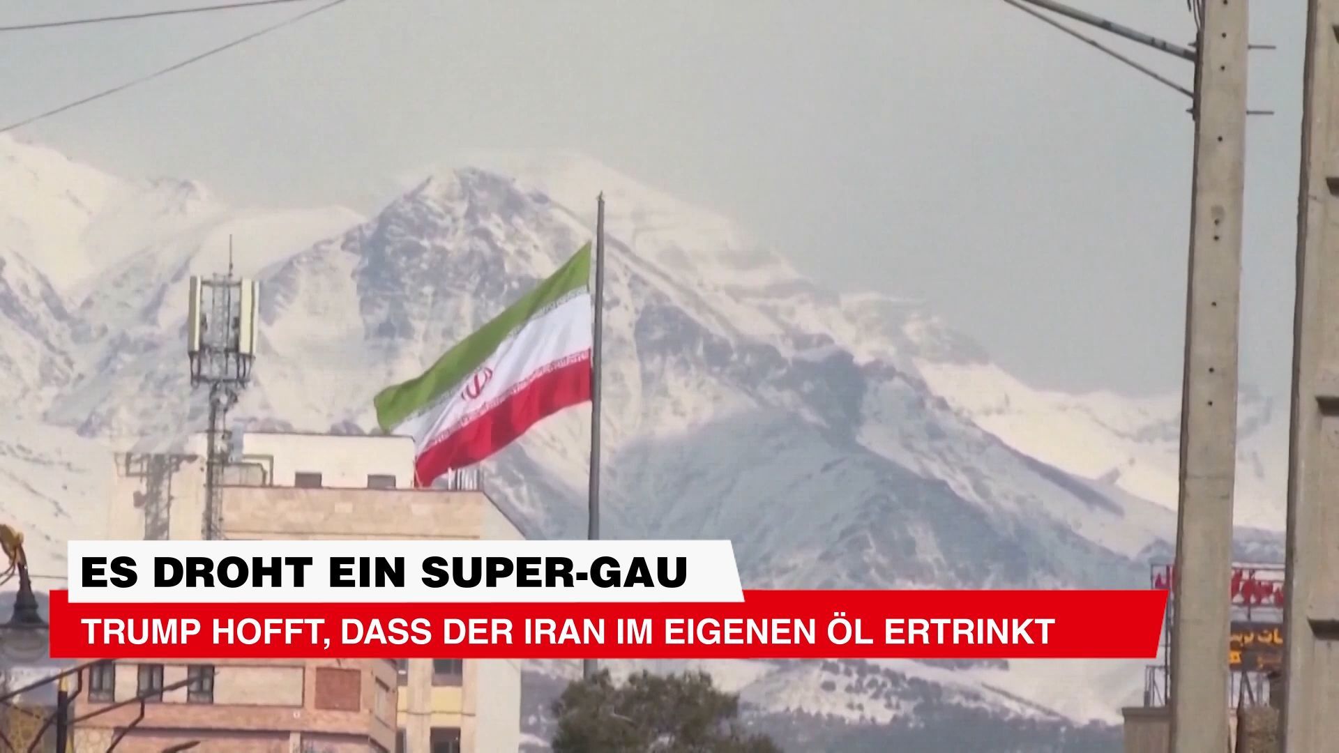 Video: Trump hofft, dass der Iran im eigenen Öl ertrinkt