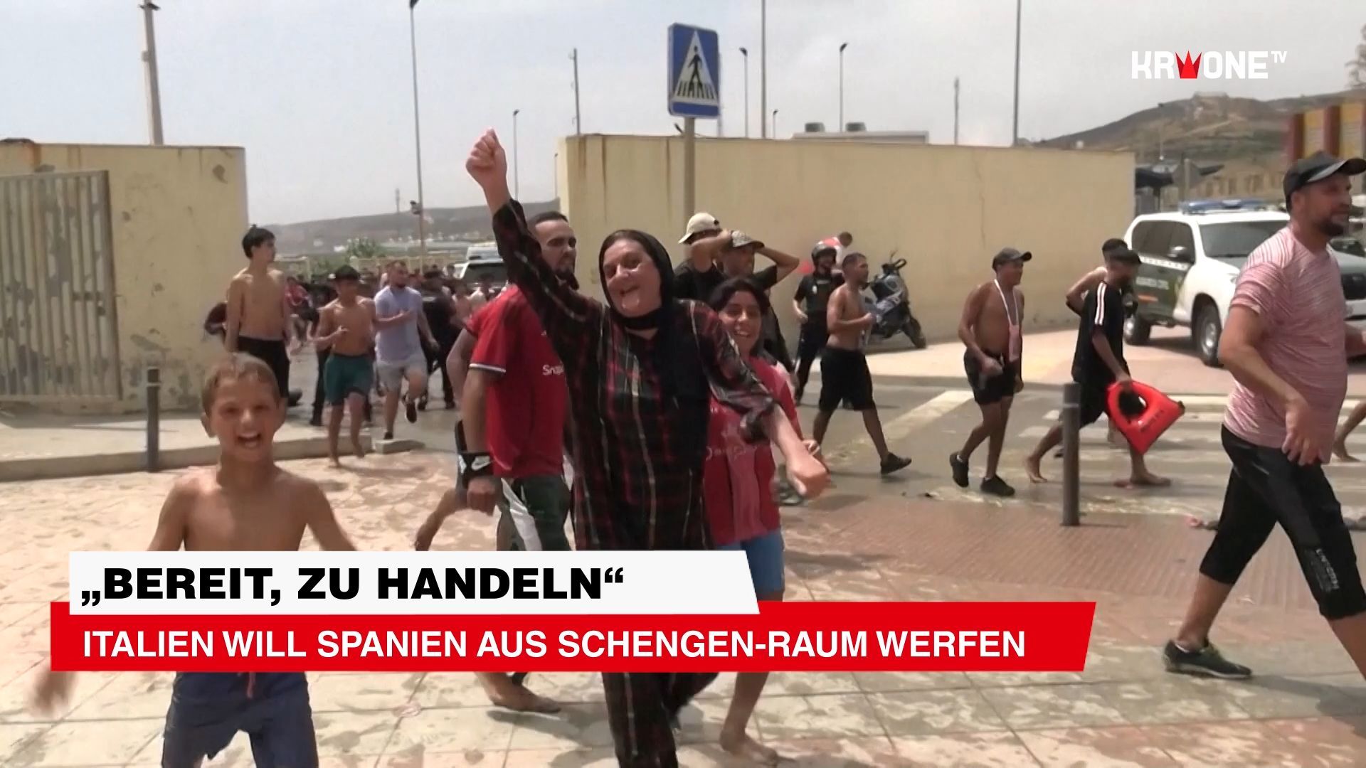 Video: Italien will Spanien aus Schengen-Raum werfen
