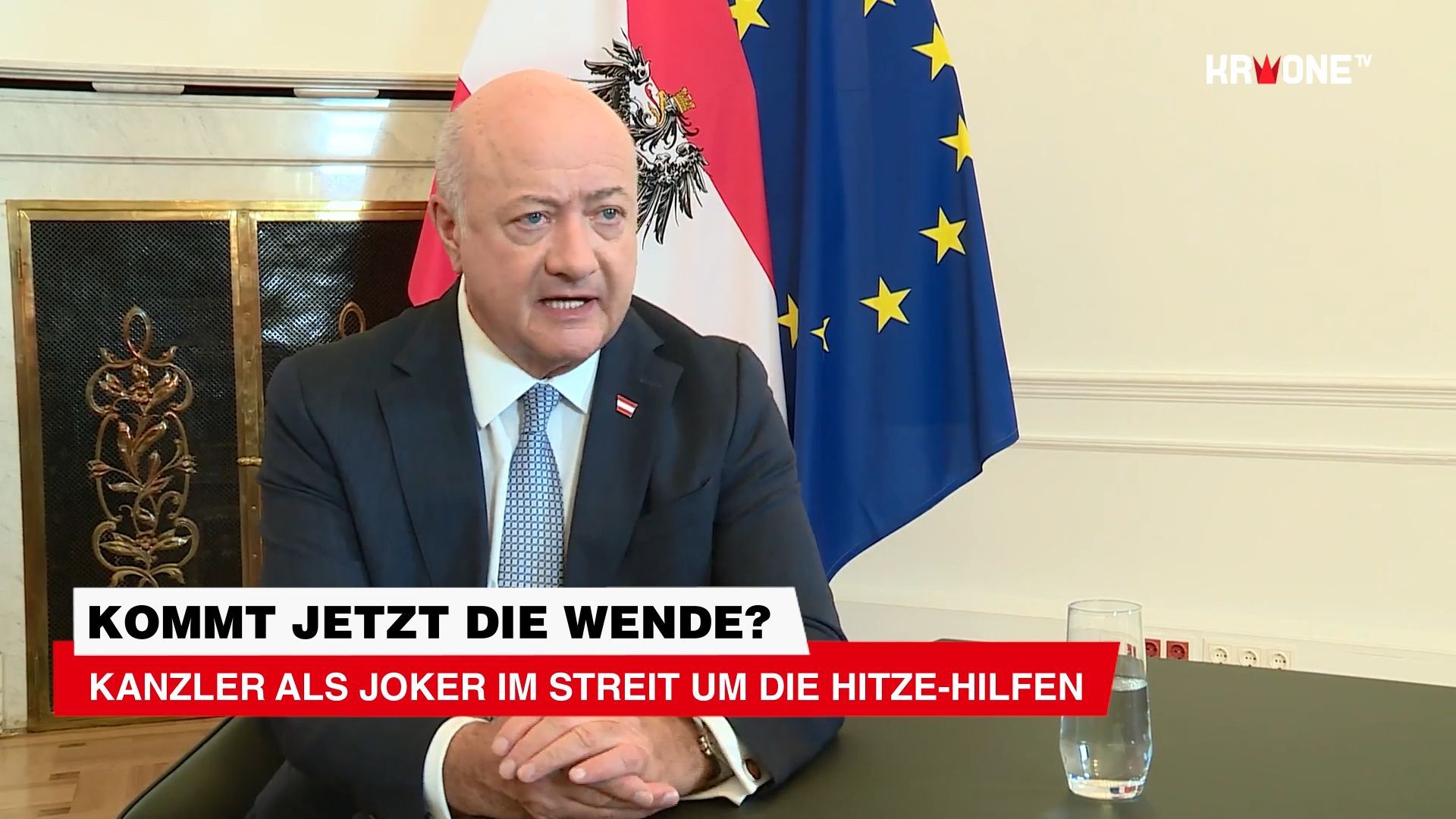 Video: Kanzler als Joker im Streit um die Hitze-Hilfen