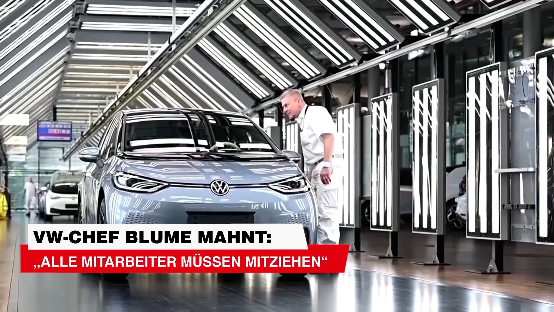 Video: VW-Chef mahnt: „Alle Mitarbeiter müssen mitziehen“
