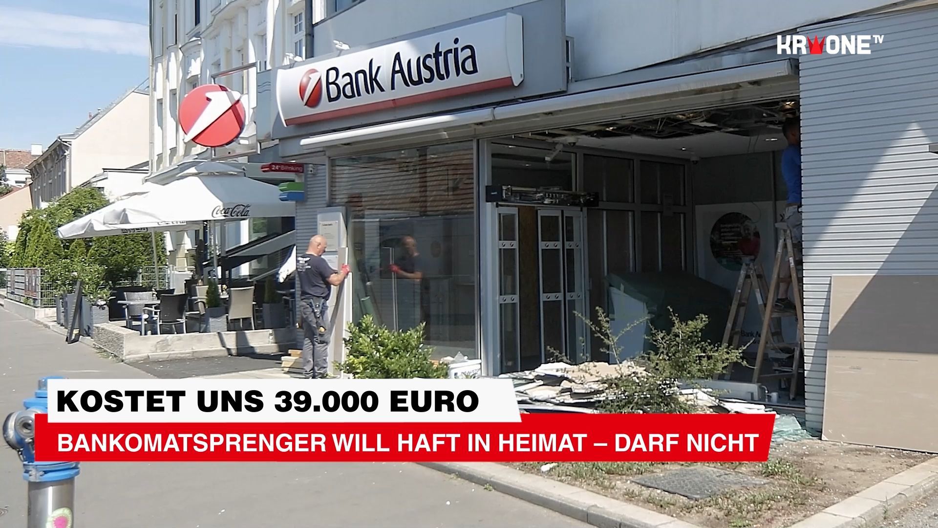 Video: Bankomatsprenger will Haft in Heimat – darf nicht
