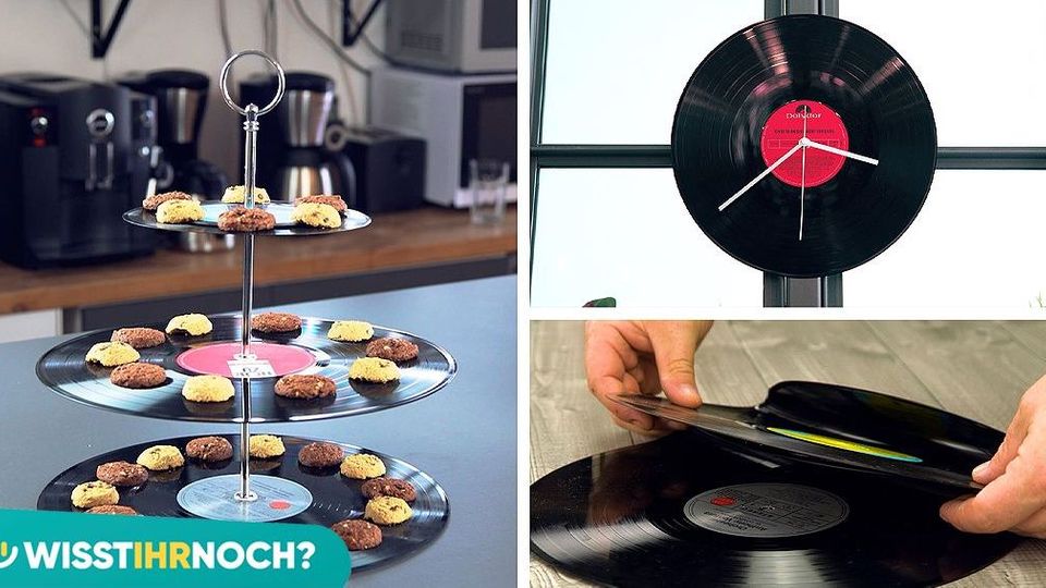 5 Alltagshelfer, die du aus alten Schallplatten basteln kannst!