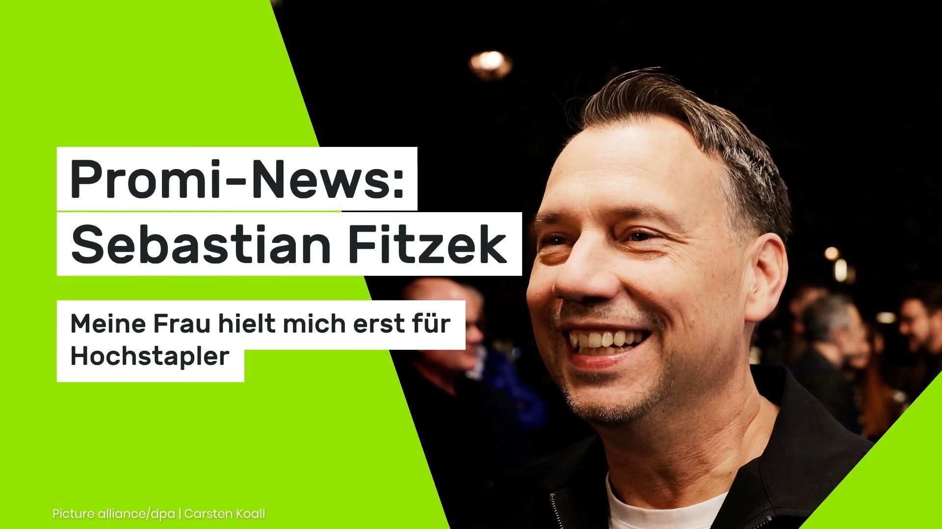 Promi-News: Sebastian Fitzek: Meine Frau hielt mich erst für Hochstapler