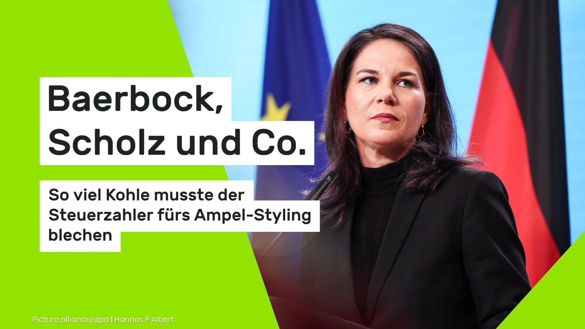 Video: Baerbock und Co.: So viel Kohle musste der Steuerzahler fürs Ampel-Styling blechen