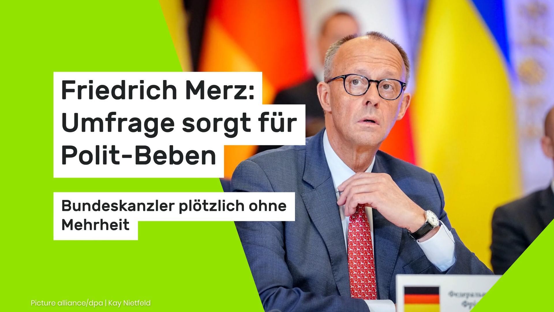 Video: Friedrich Merz: Umfrage sorgt für Polit-Beben - Bundeskanzler plötzlich ohne Mehrheit