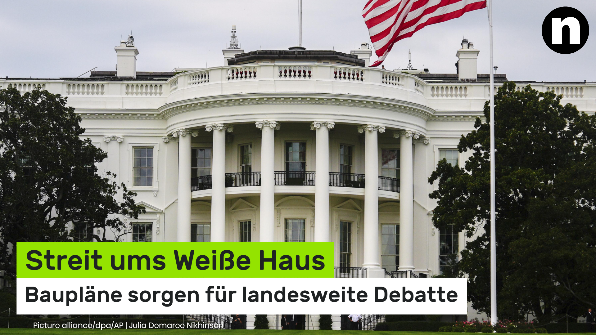 Video: Donald Trump: Streit ums Weiße Haus – Baupläne sorgen für landesweite Debatte