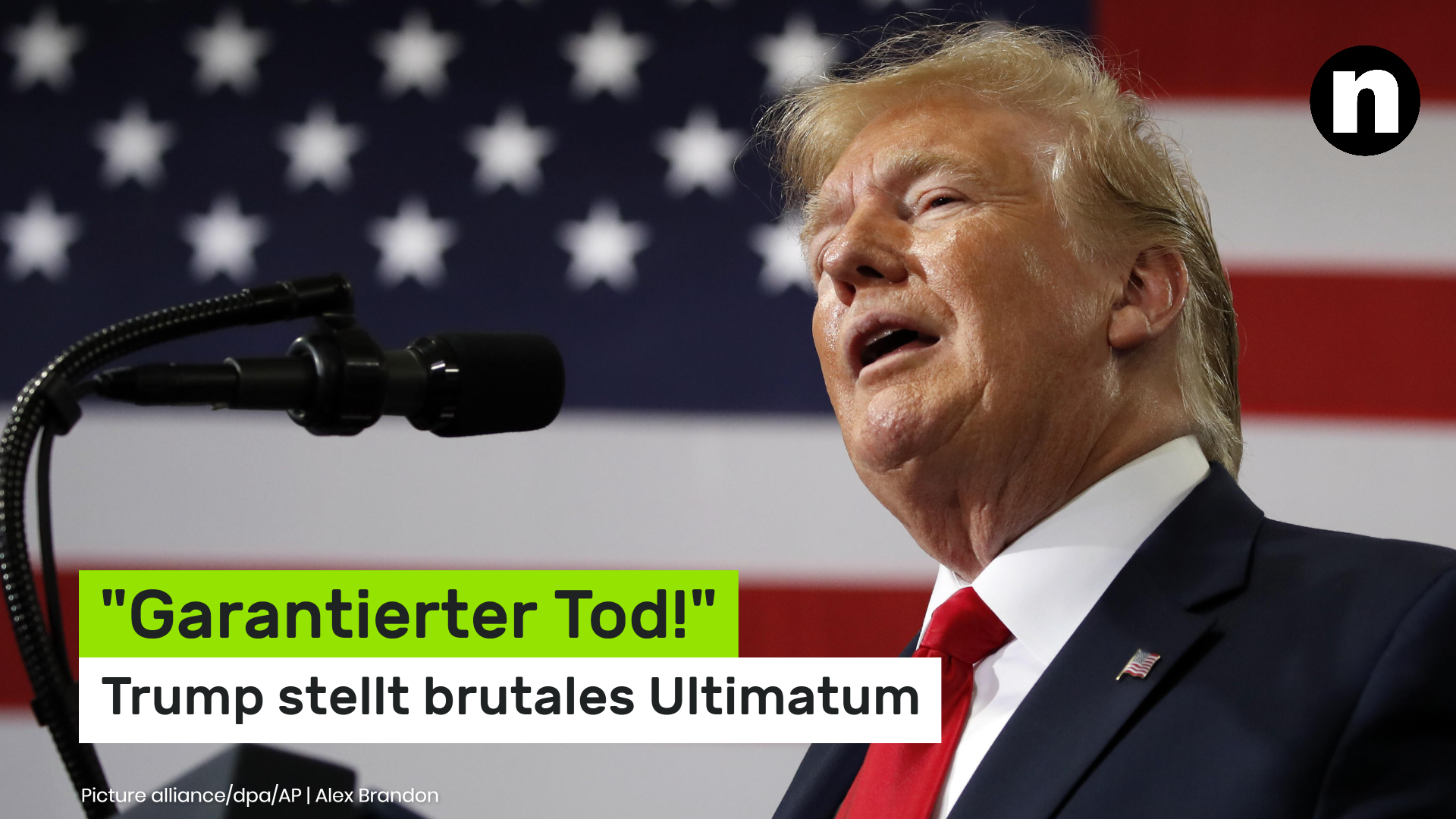 Video: Donald Trump: "Garantierter Tod!" US-Präsident stellt brutales Ultimatum