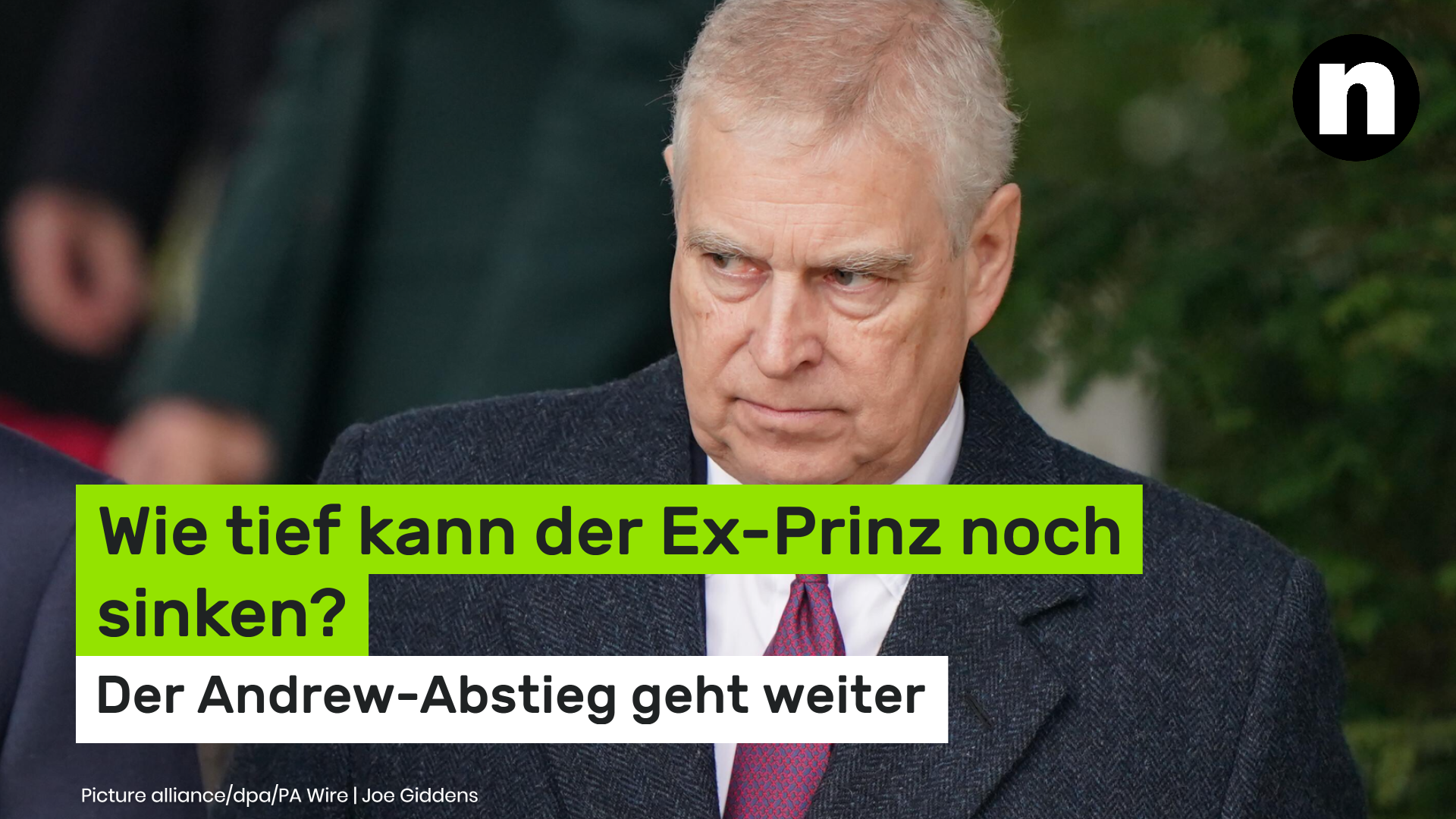 Video: Wie tief kann der Ex-Prinz noch sinken?: Der Andrew-Abstieg geht weiter
